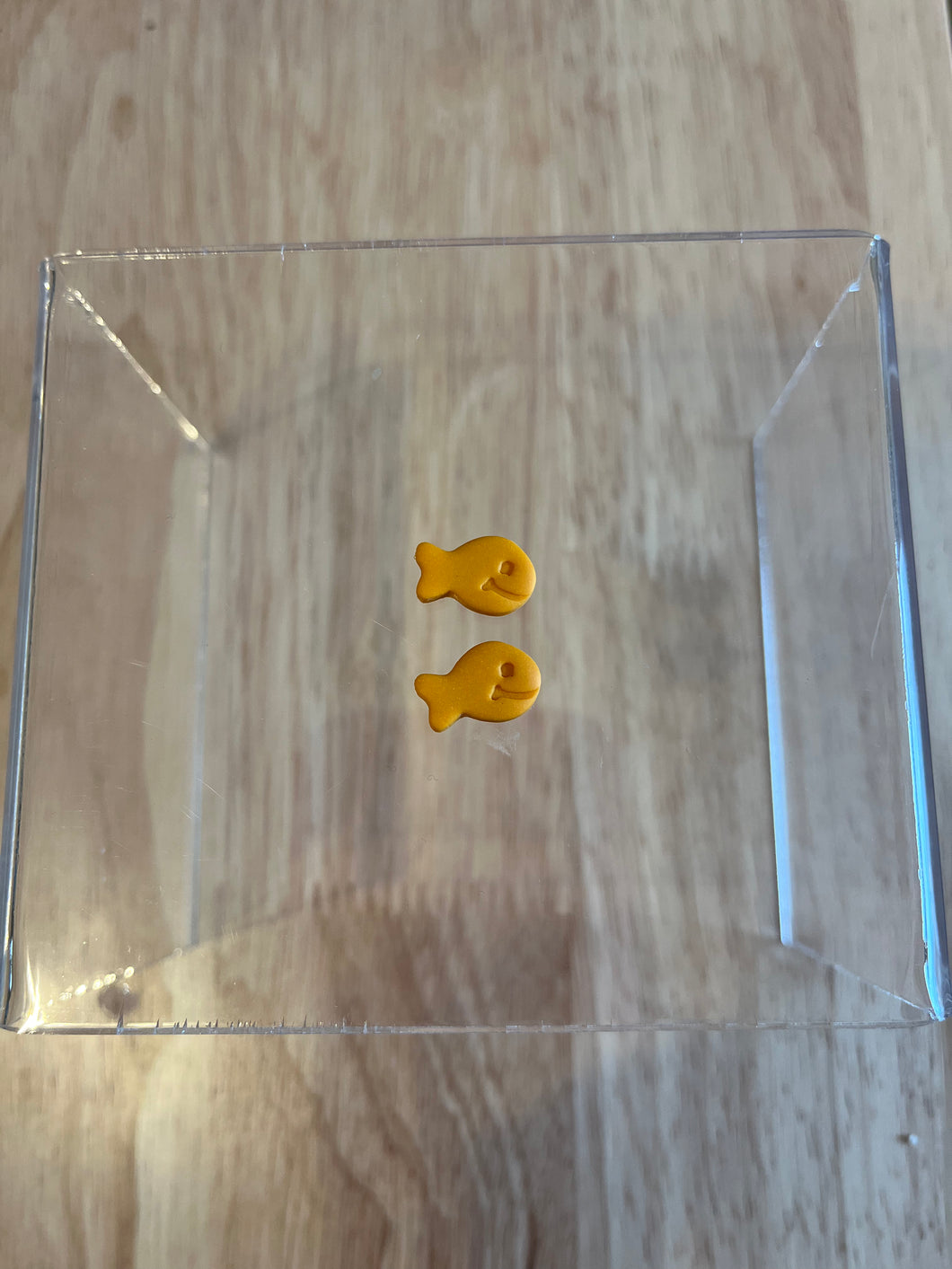 Goldfish Cracker Studs